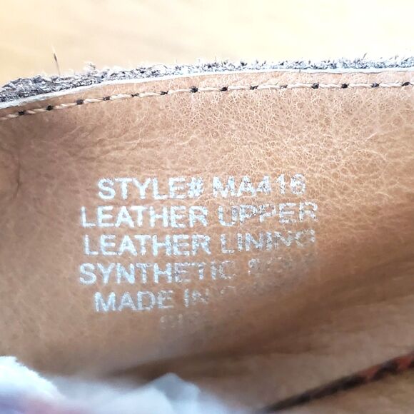 Madewell Emilia Snakeskin Mules Leather Slides Red Casual Summer Going Out SZ9 - Picture 8 of 9